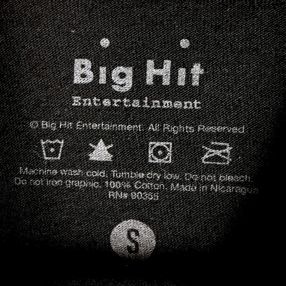Men's BTS World Tour Love Yourself Speak Yourself Black T-Shirt Big Hit - S - Picture 4 of 4